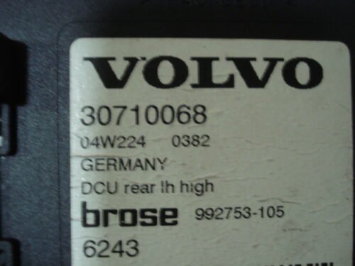 Motores de elevalunas  Volvo V50 30710068 992753-105 04W224