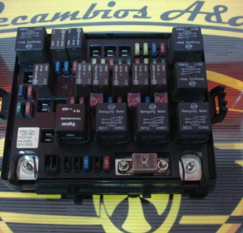BSI Caja de fusibles Ssangyong REXTON Y250-G01 06D04MAK Y250G01