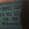 Limpiaparabrisas relé  VW Volkswagen Audi 431955531 431 955 531