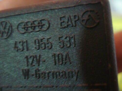 Limpiaparabrisas relé  VW Volkswagen Audi 431955531 431 955 531