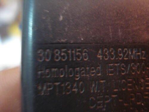 Llave de control remoto inalámbrico VOLVO 30851156 43392MHZ