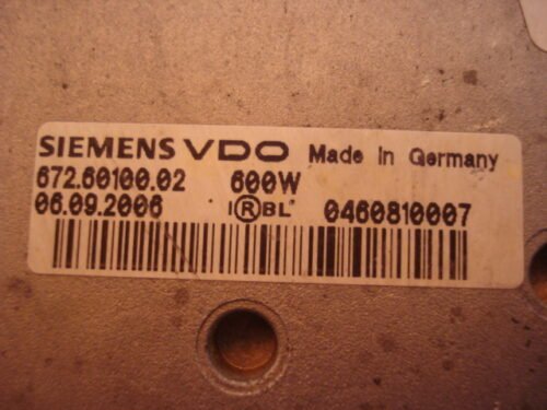 Electroventilador Mercedes R Clase Ml 6726010002 0460810007 600W