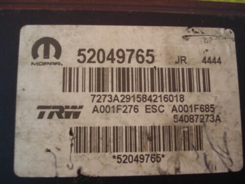 ABS FIAT Alfa Romeo Jeep Renegade 52049765 A001F276 54087273A