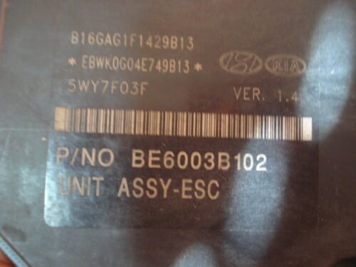 ABS HYUNDAI IX35 589202Y300 58920-2Y300 5WY7F03F BE6003B102