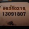 ABS Chevrolet Daewoo Matiz S108196010C 13216610 96340210 13091807