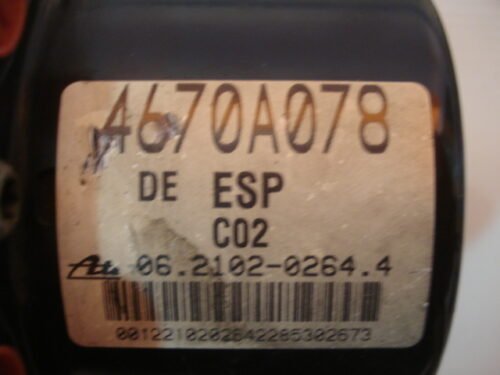 ABS MITSUBISHI GRANDIS 4670A078 06210202644 06210904313 00401617D0