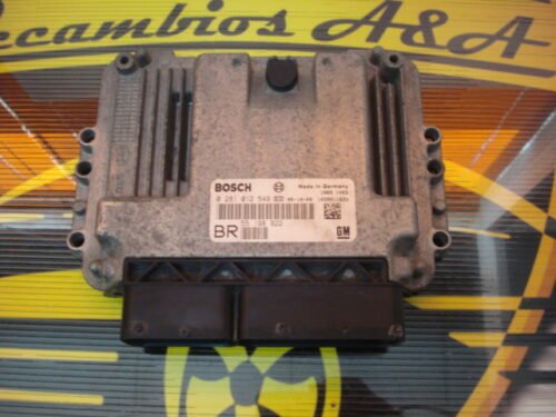 Centralita del motor Opel Zafira Astra BR55198922 55198922 0281012549