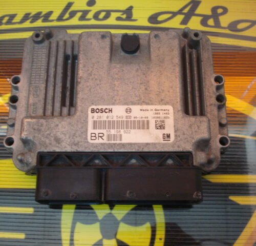 Centralita del motor Opel Zafira Astra BR55198922 55198922 0281012549