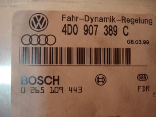 Transmisión controlador AUDI A8 0265109443 4D0907389C 4DO907389C