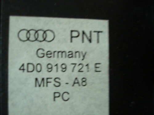 Interruptor de control de menu Audi A8 4D0919721E 4DO919721E MFS-A8 PC PNT