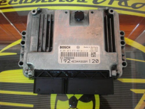 Centralita del motor Alfa Romeo Fiat Stilo 0281013672 51798000 192 0051798000