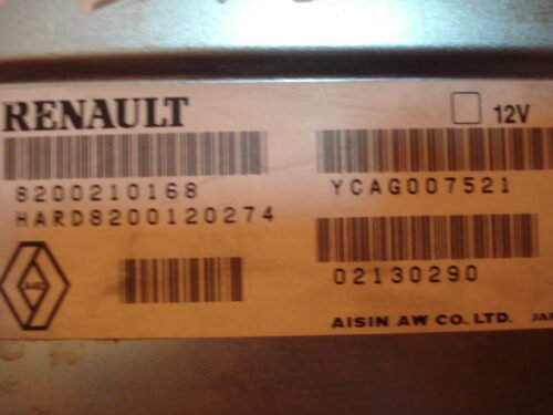Módulo de control de transmisión Renault Vel Satis 8200210168 HARD 8200120274