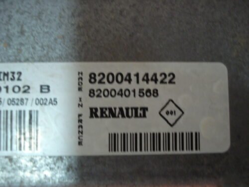 Centralita del motor Renault 8200414422 8200401568  S120200102B
