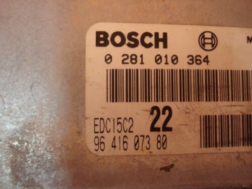 Centralita del motor CITROEN 0281010364 9641607380 EDC15C2 22
