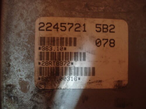 Centralita del motor BMW 2243421 0281001181 2245721