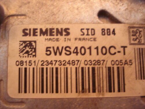 Centralita Citroen SID804 9653447480 9648624280 5WS40110CT 5WS40110C-T