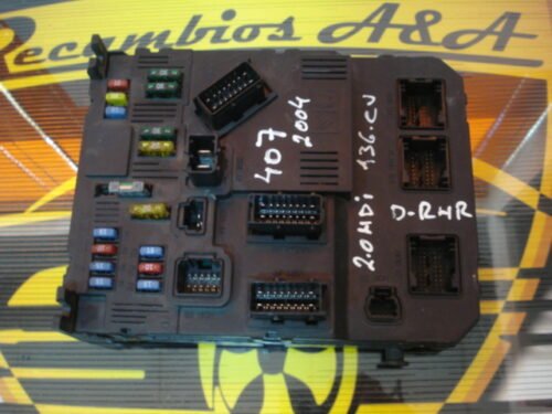 BSI Caja de fusibles Peugeot 407 S120104700J 9655221080 BSI-S02-00