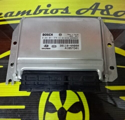 Centralita del motor Kia Sorento 0281011578 391104A800 39110-4A800