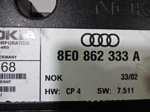 CENTRALITA MODULO DE TELEFONO NOKIA AUDI 8E0862333A 8EO862333A