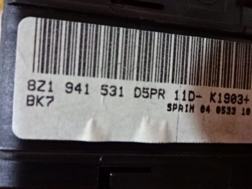Conmutador de luces Audi A2 BK7 8Z1941531 8Z1 941 531