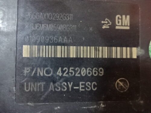 ABS Opel Mokka 42520669 688250455 01090936AAA ASSY-ESC