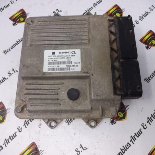 55198932CL 55198932 CL MJD603SB 7160018102 Centralita del motor Opel Corsa 55198932CL 55198932 CL MJD603.SB 71600.181.02