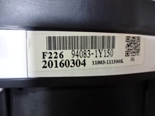Cuadro de instrumentos KIA PICANTO 940831Y150 94083-1Y150 20160304 11003-111500K