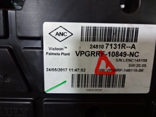 Cuadro de instrumentos Renault Captur 248107131R-A VPGRRF-10849-NC