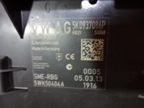 Centralita VW Caddy Seat Leon 5K0937086P 5KO937086P BCMPQ35 SME-RBG 5WK50404A