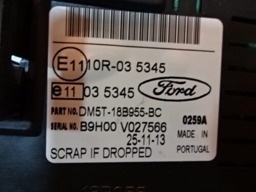 Pantalla del salpicadero Ford DM5T18B955BC DM5T-18B955-BC B9H00V027566