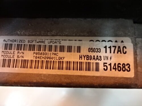 Centralita del motor CHRYSLER PT CRUISER 05033117AC P05033117AC