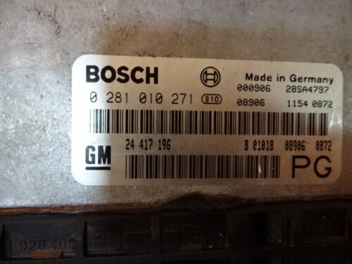 0281010271 24417196 PG Centralita del motor OPEL 0281010271 24417196 PG