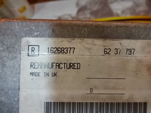 Centralita del motor OPEL 16268377 6237797