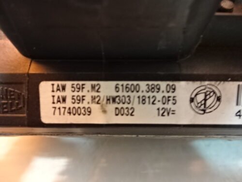 Centralita del motor Fiat Punto IAW59FM2 71740039 6160038909 61600.389.09