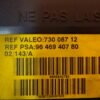 BSI Caja de fusibles CITROEN PEUGEOT 9646940780 VALEO 73008712