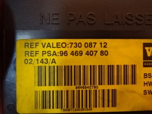 BSI Caja de fusibles CITROEN PEUGEOT 9646940780 VALEO 73008712