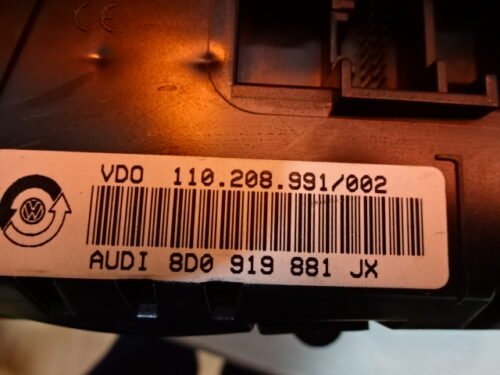 Cuadro de instrumentos AUDI A4 8D0919881JX 8DO919881JX 110208991002