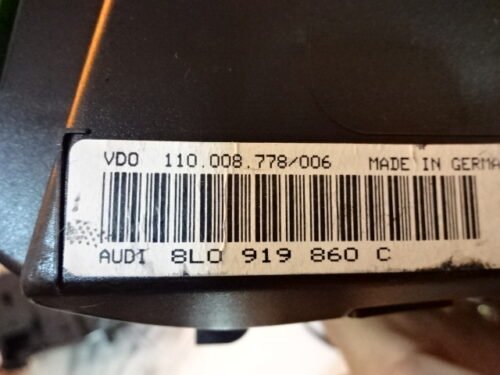 Cuadro de instrumentos AUDI A3 8L0919860C 8LO919860C 110008778006