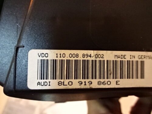 Cuadro de instrumentos AUDI A3 8L0919860E 8LO919860E 110008894002