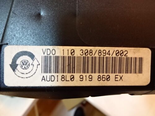Cuadro de instrumentos AUDI A3 8L0919860EX 8LO919860EX 110308894002