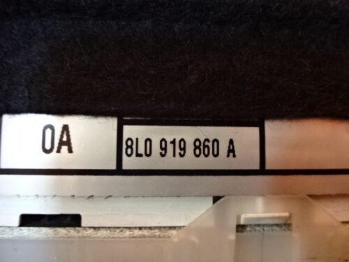 Cuadro de instrumentos AUDI A3 8L0919860A 8LO919860A