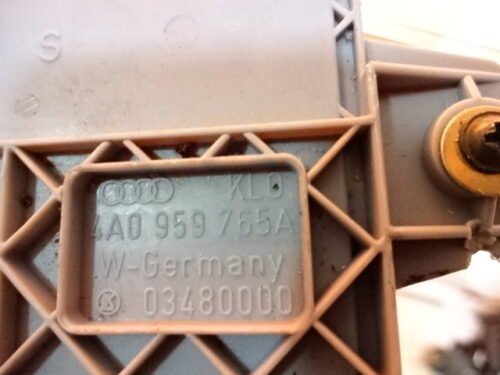 4A0959765A 4AO959765A 03480000 Ajuste de los asientos Audi A8 4A0959765A 4AO959765A 03480000