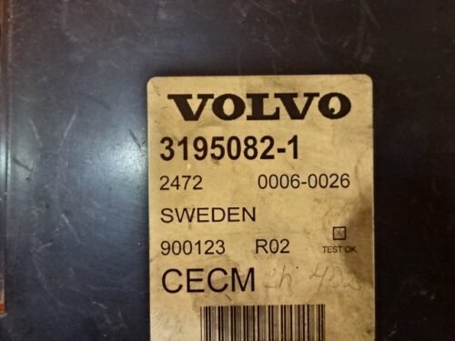 Unidad de control VOLVO 3195082-1 SWEDEN 0006-0026 900123 R02 CECM