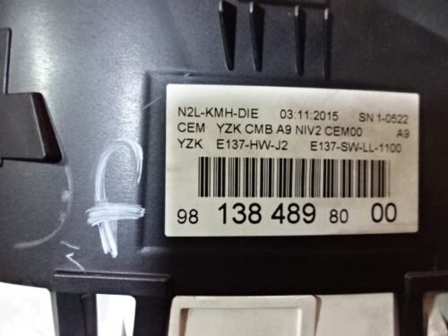 Cuadro de instrumentos PEUGEOT 208 9813848980 981384898000