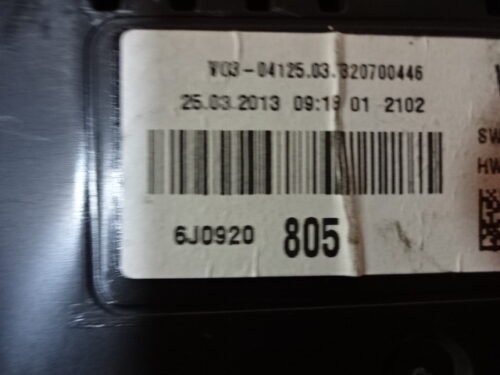 Cuadro de instrumentos   Seat Ibiza 6J0920805 6JO920805