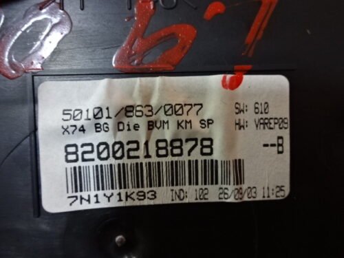 Cuadro de instrumentos  Renault Laguna 8200218878 501018630077
