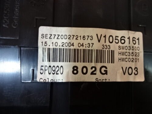 Cuadro de instrumentos SEAT ALTEA 5P0920802G 5PO920802G