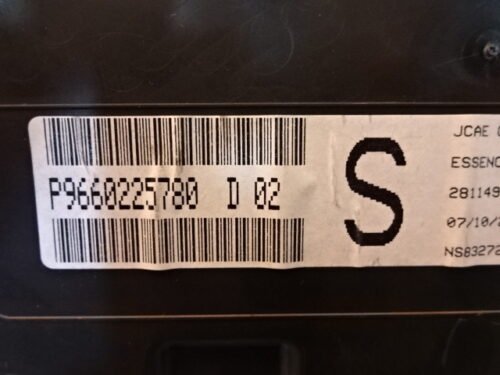 Cuadro de instrumentos CITROEN C3 P9660225780 P9660225780D02 9660225780