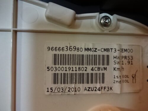 Cuadro de instrumentos  PEUGEOT 206 9666636980 503001911802