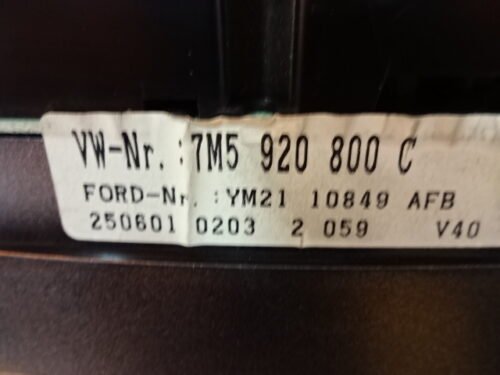 Cuadro de instrumentos  Ford Galaxy 7M5920800C YM2110849AFB 110080036002